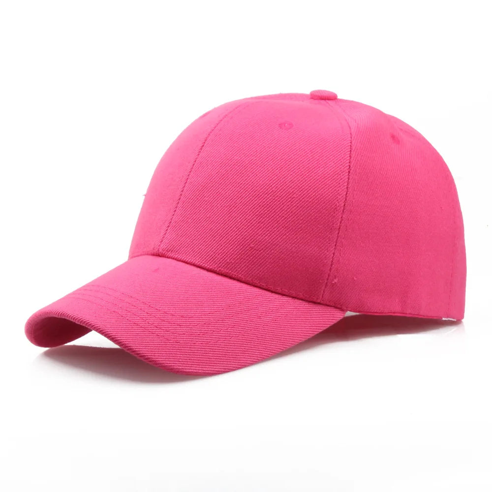 Solid Color Casquette Hip Hop Snapback Cap