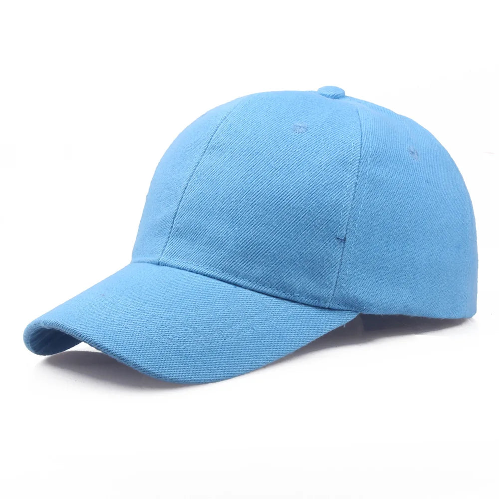 Solid Color Casquette Hip Hop Snapback Cap
