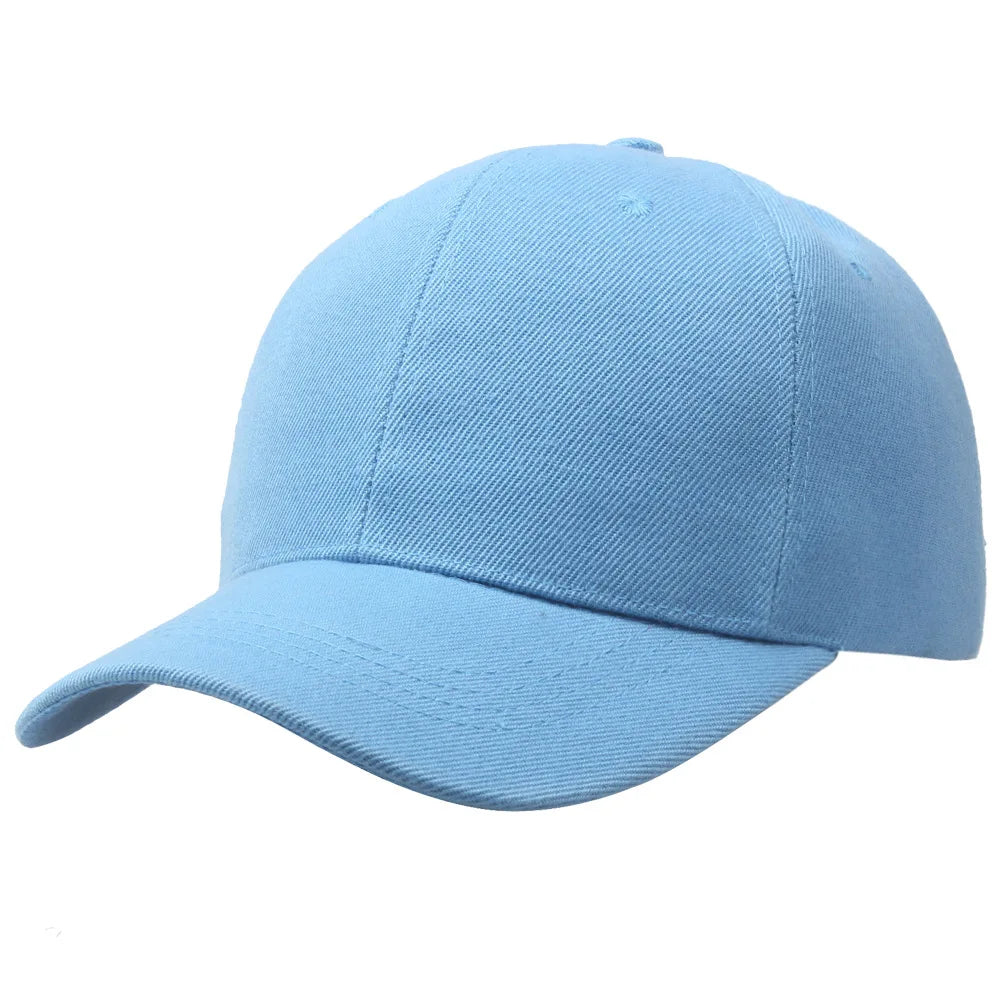 Solid Color Casquette Hip Hop Snapback Cap