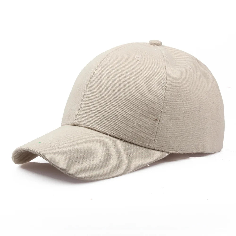 Solid Color Casquette Hip Hop Snapback Cap