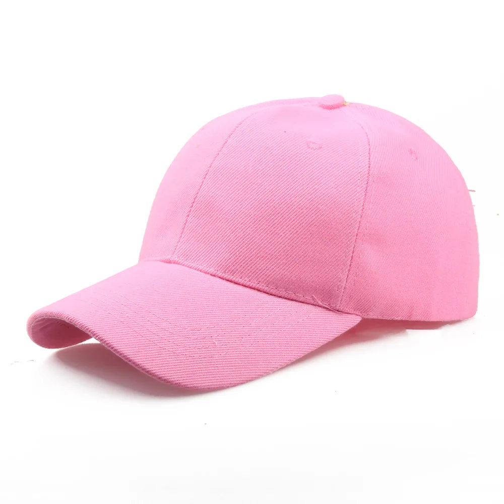 Solid Color Casquette Hip Hop Snapback Cap