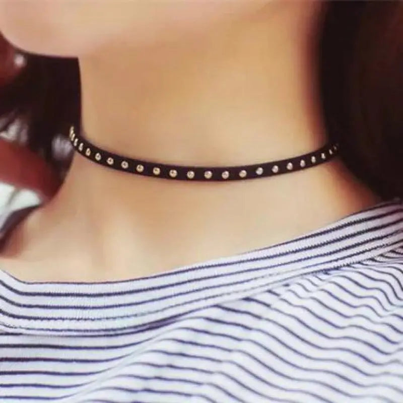 Bohemian Rivet Collar Statement Necklace
