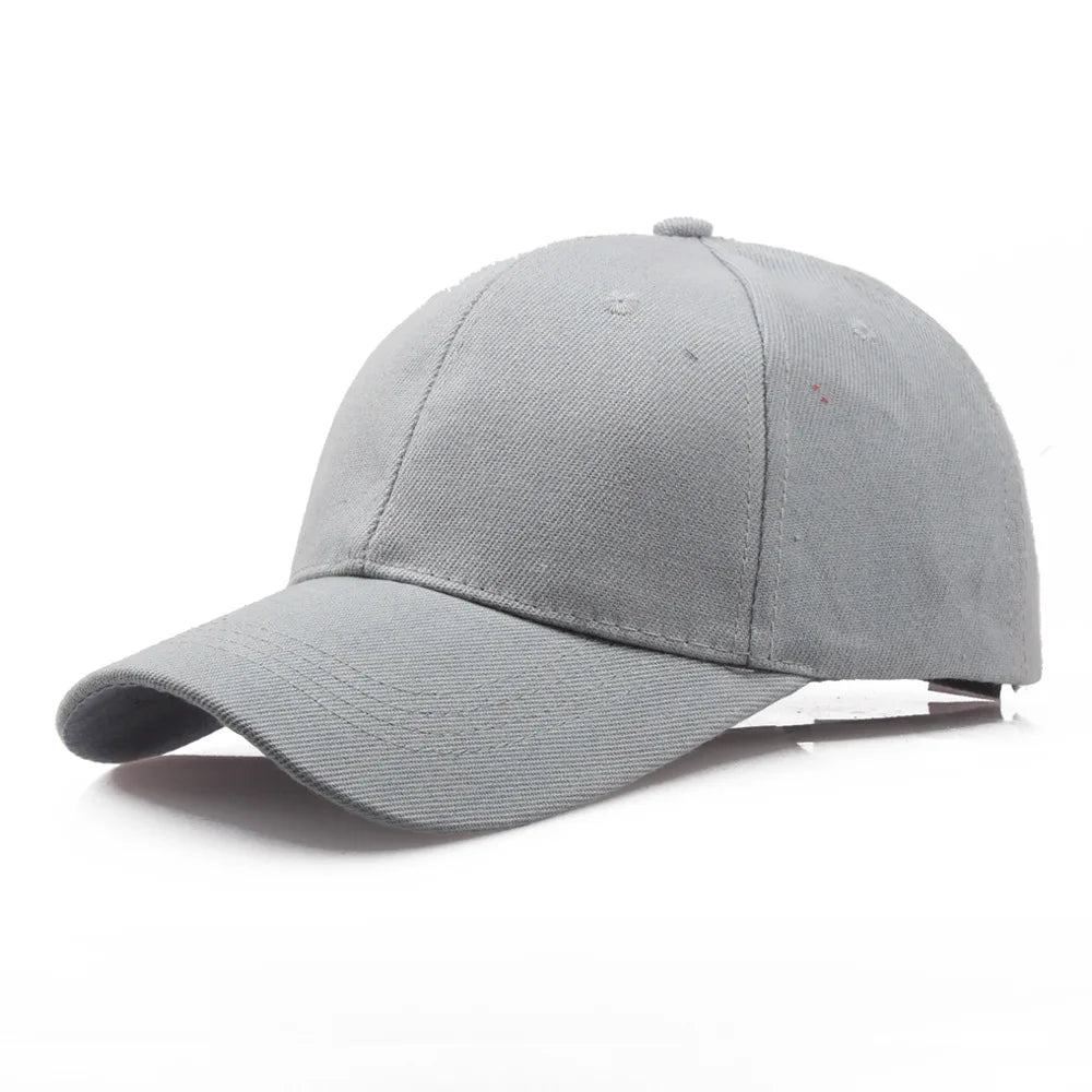 Solid Color Casquette Hip Hop Snapback Cap