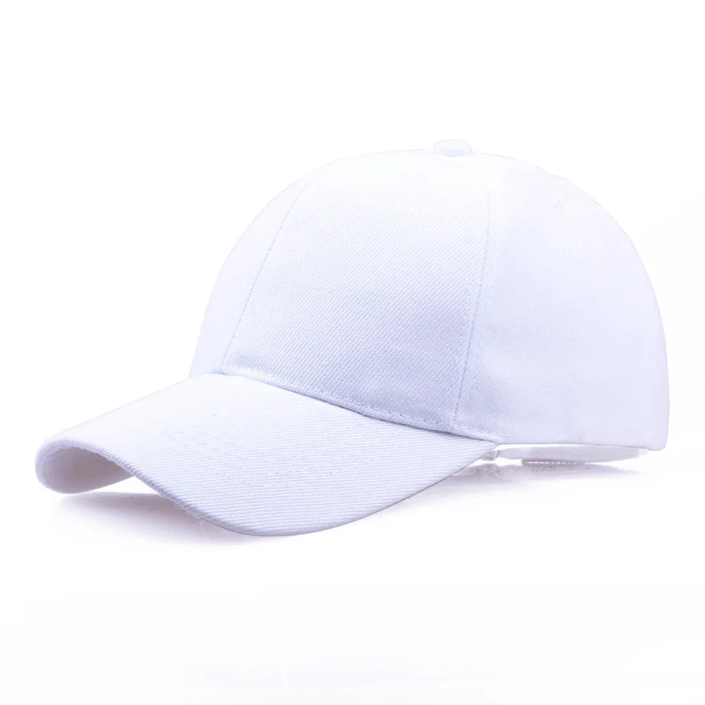 Solid Color Casquette Hip Hop Snapback Cap