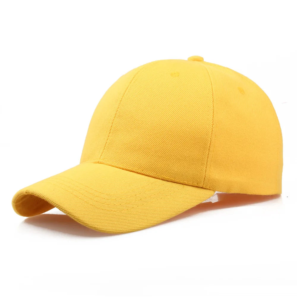 Solid Color Casquette Hip Hop Snapback Cap