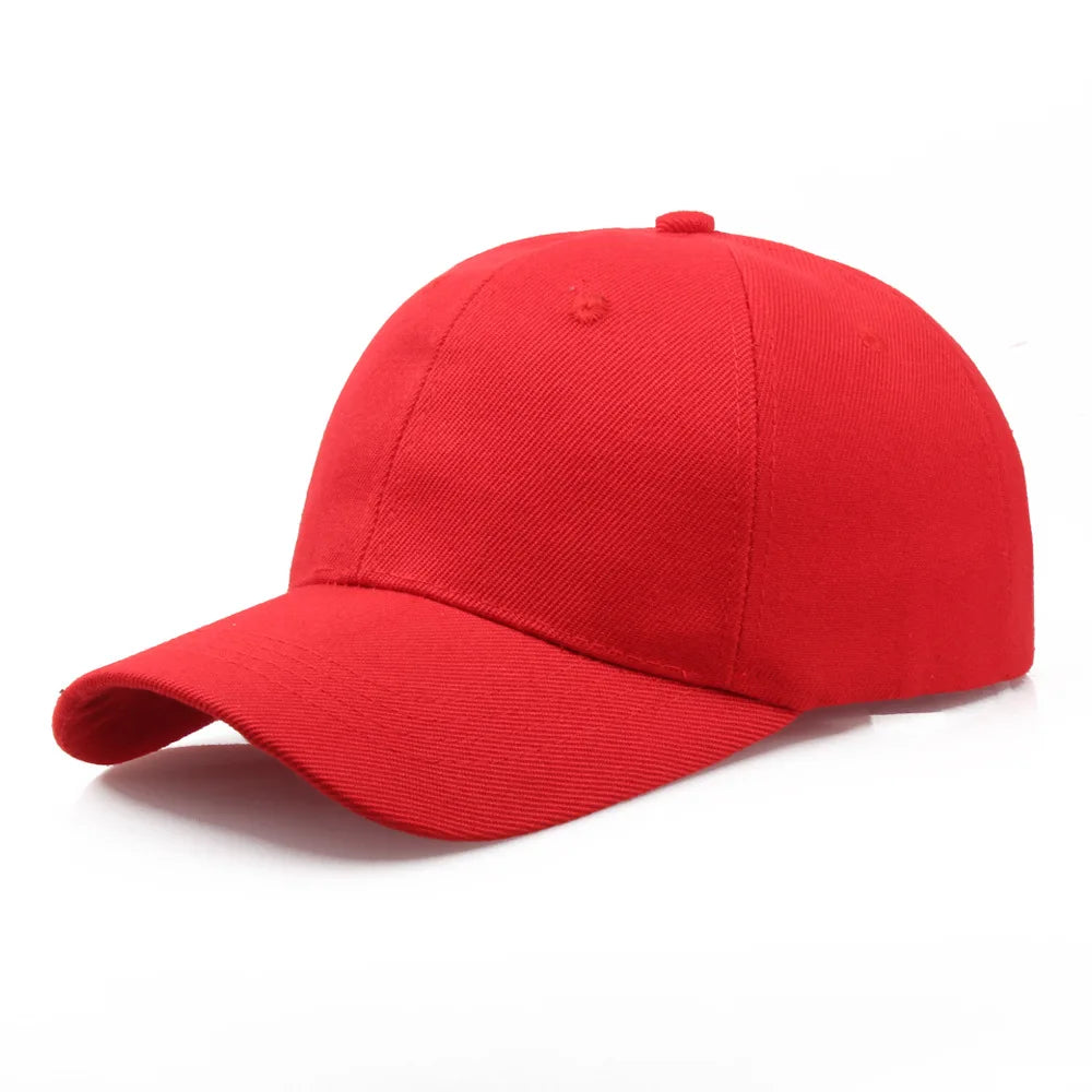 Solid Color Casquette Hip Hop Snapback Cap