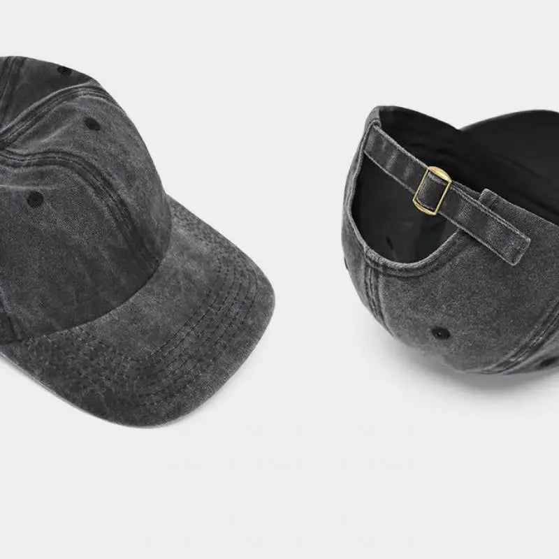 Washed Cotton Vintage Hip Hop Snapback Cap