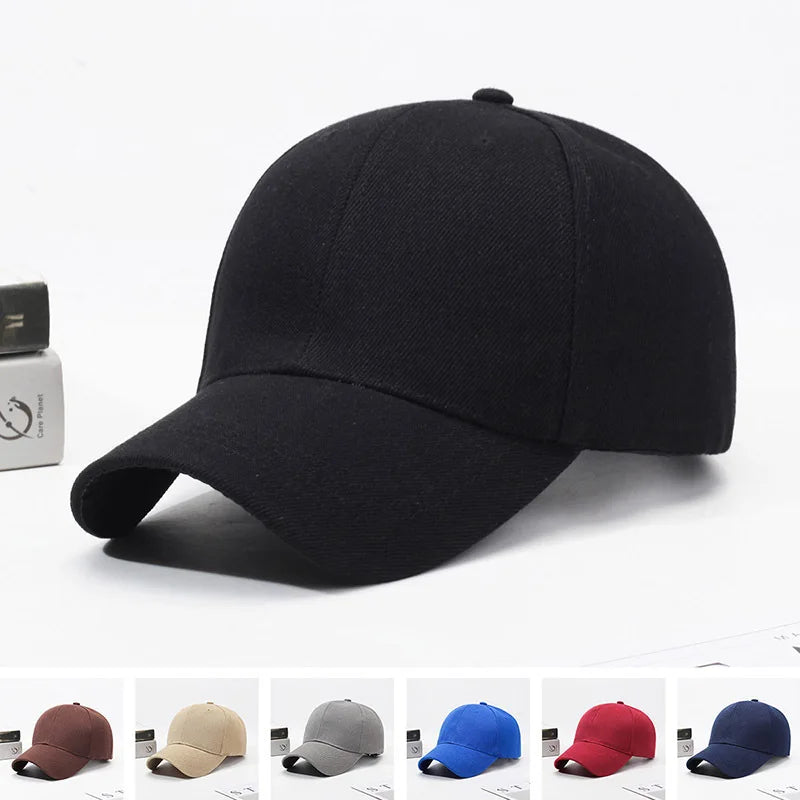 Solid Color Casquette Hip Hop Snapback Cap