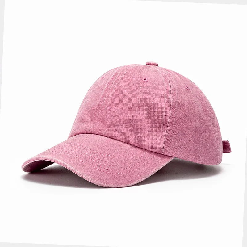 Washed Cotton Vintage Hip Hop Snapback Cap