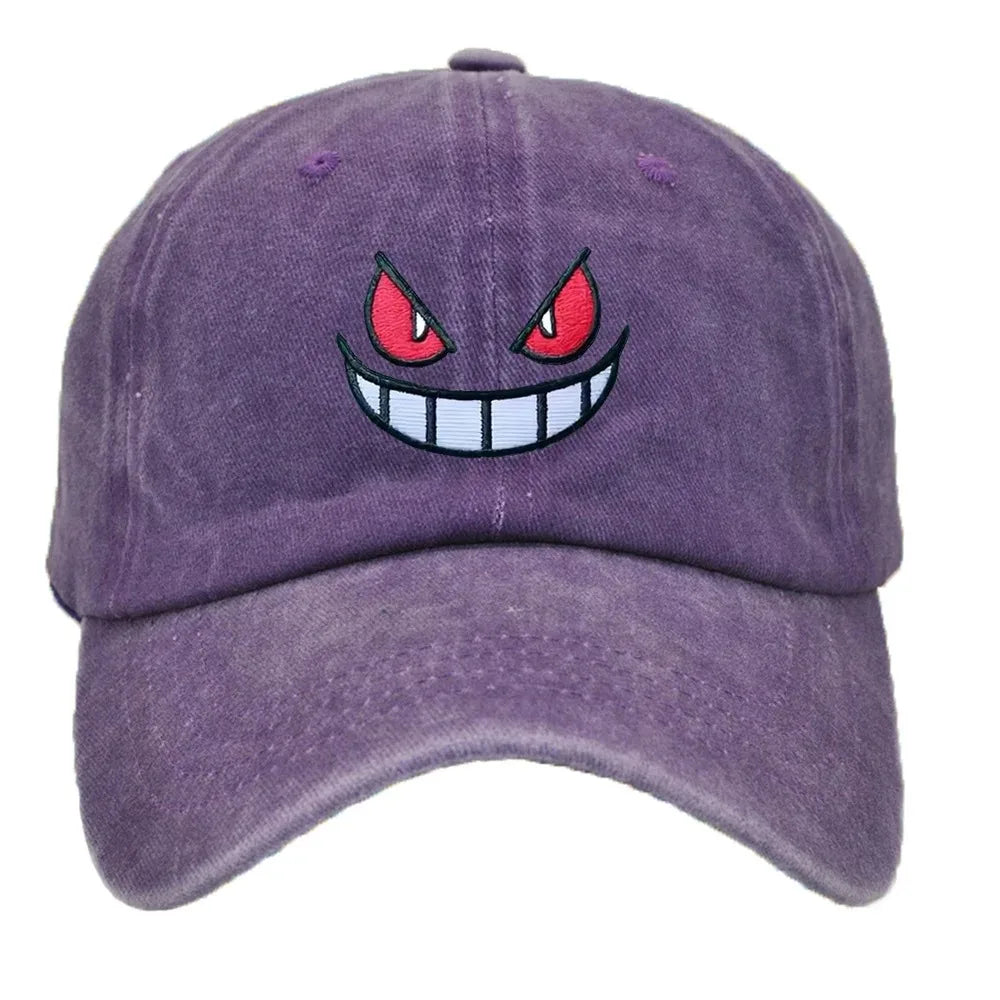 Pokemon Gengar Snapback Baseball Cap