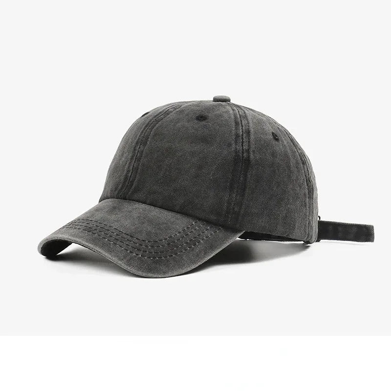 Washed Denim Vintage Snapback Hip Hop Cap