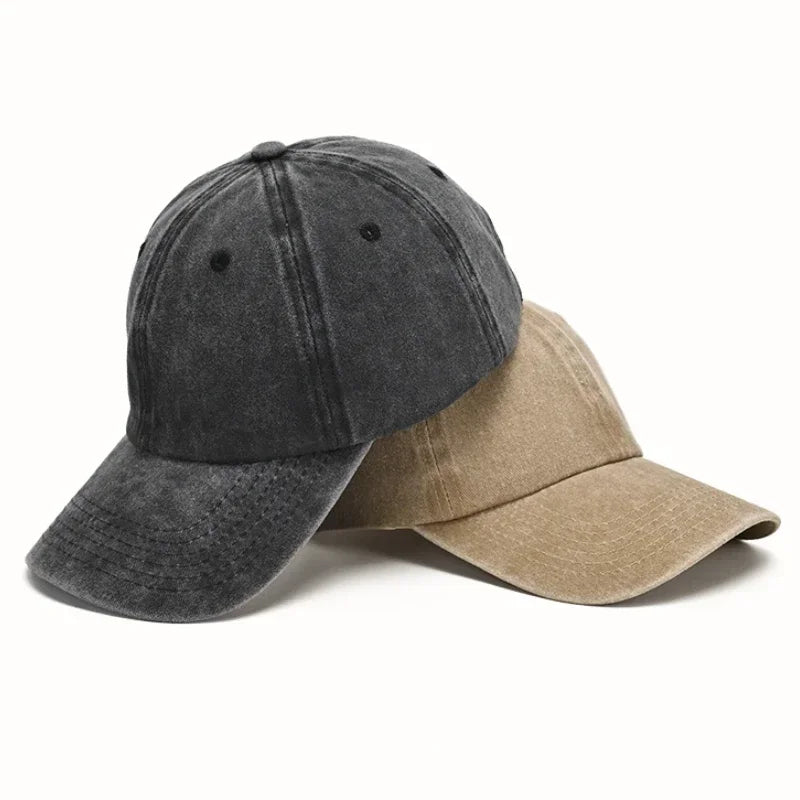 Washed Denim Vintage Snapback Hip Hop Cap