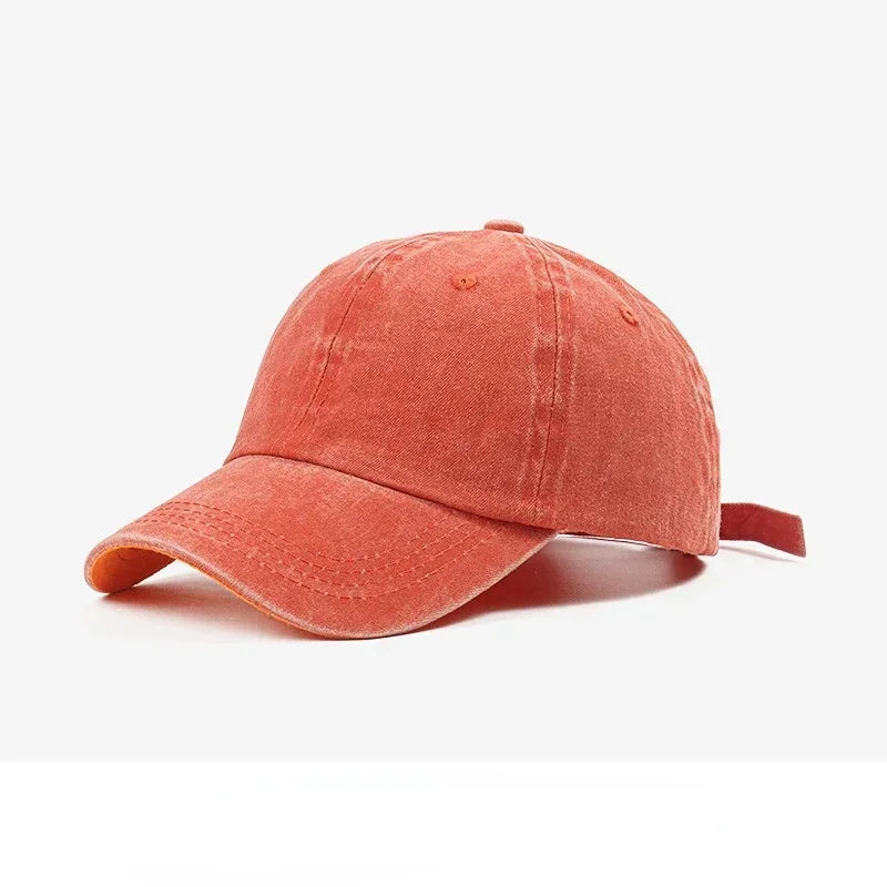 Washed Denim Vintage Snapback Hip Hop Cap