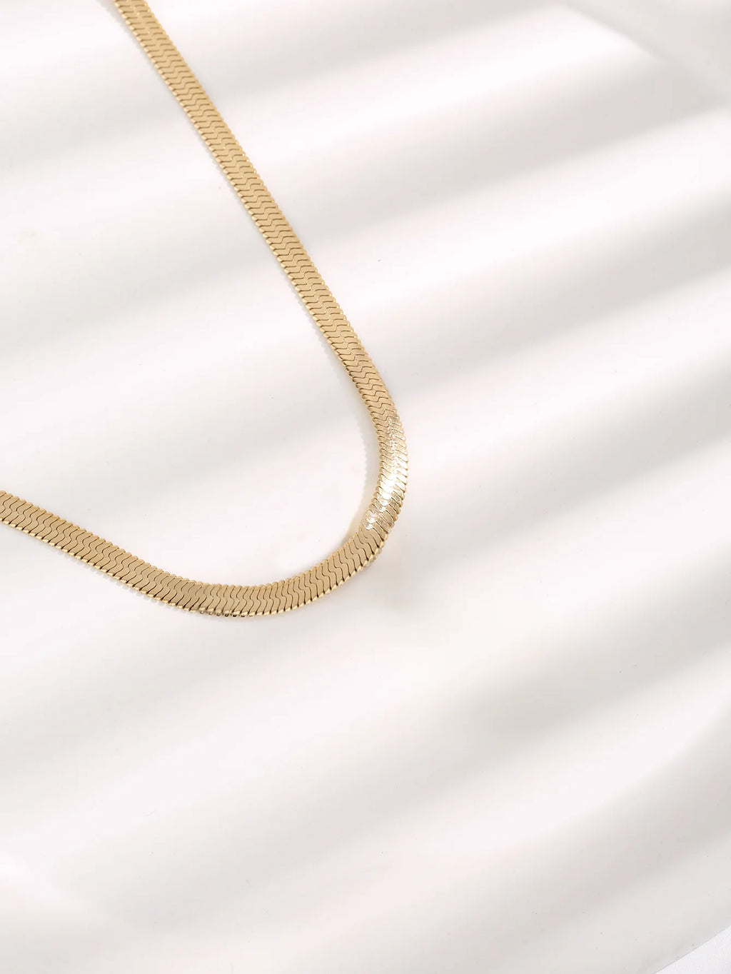 Snake Chain Gold Plated Necklace