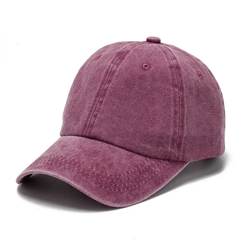 Washed Denim Vintage Snapback Hip Hop Cap