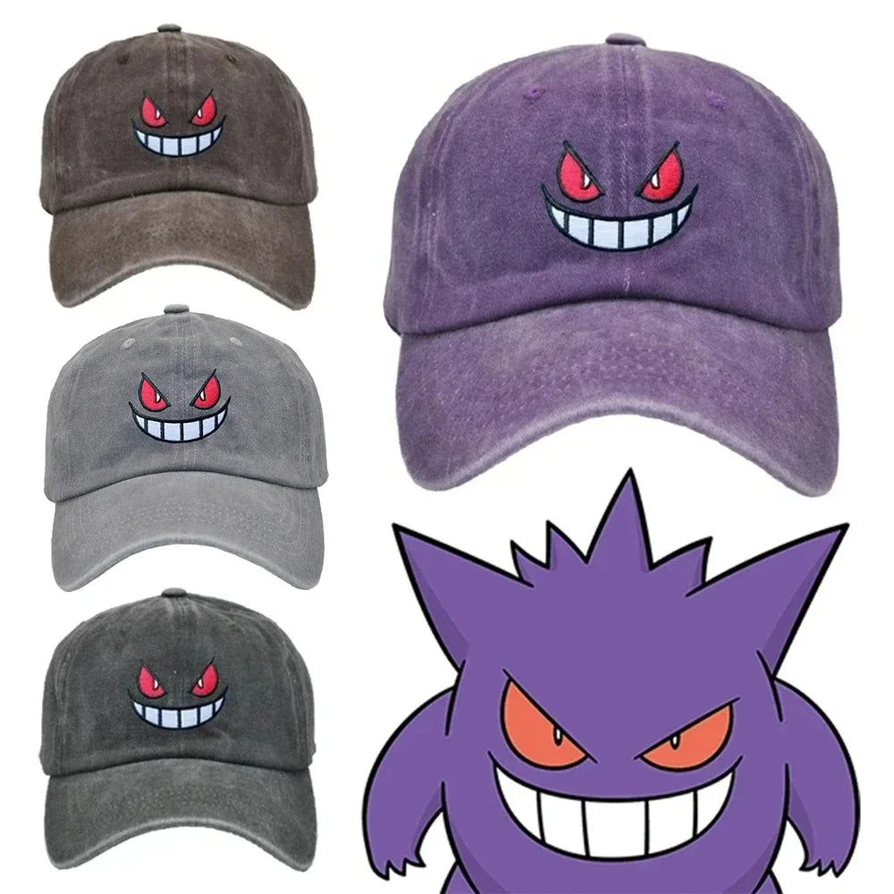 Pokemon Gengar Snapback Baseball Cap