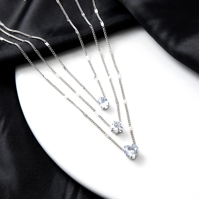 Trendy Zircon Pendant Necklace