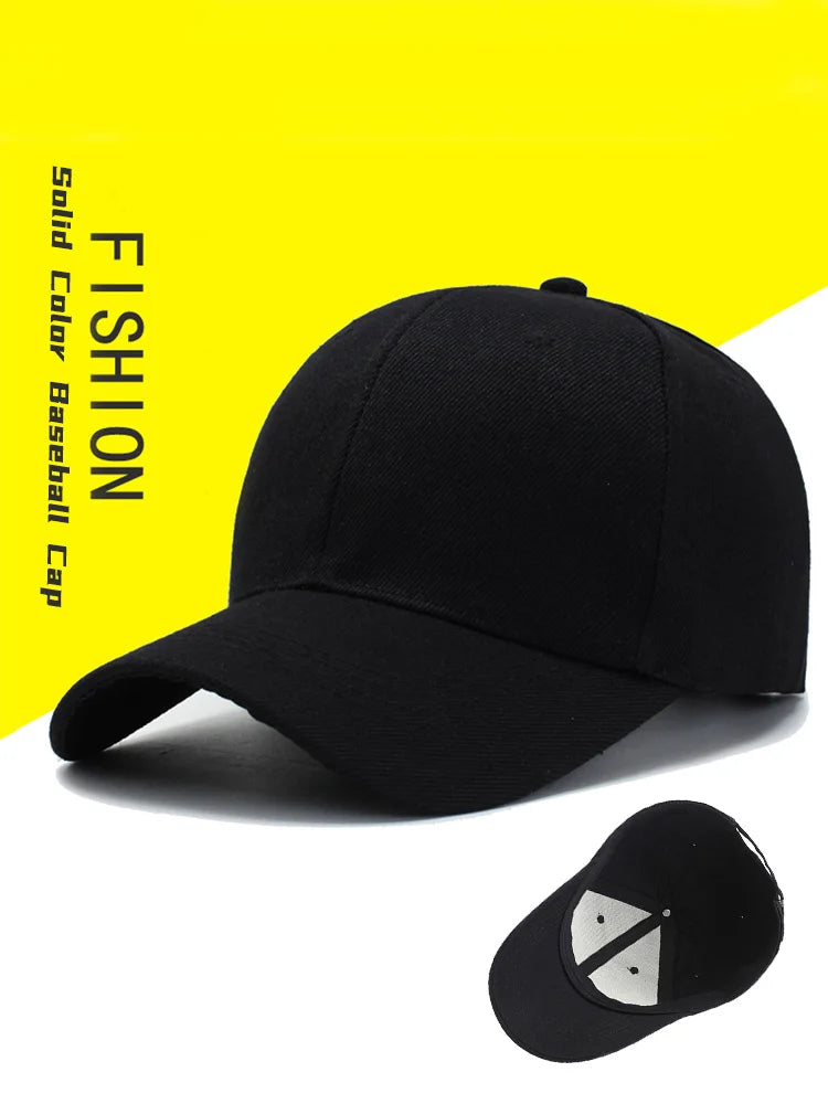 Solid Color Hip Hop Dad Hat Baseball Cap