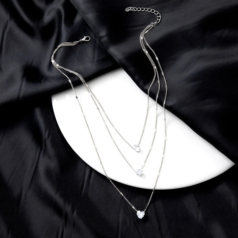 Trendy Zircon Pendant Necklace