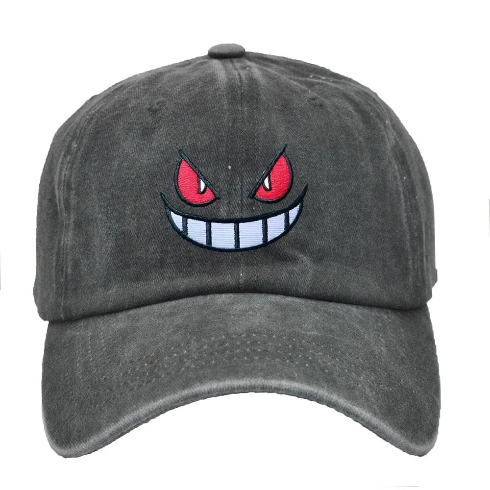 Pokemon Gengar Snapback Baseball Cap