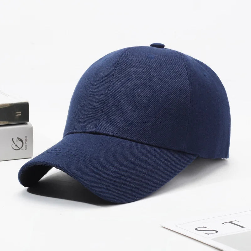 Solid Color Casquette Hip Hop Snapback Cap