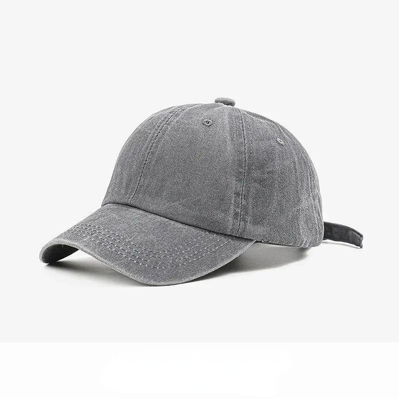Washed Denim Vintage Snapback Hip Hop Cap