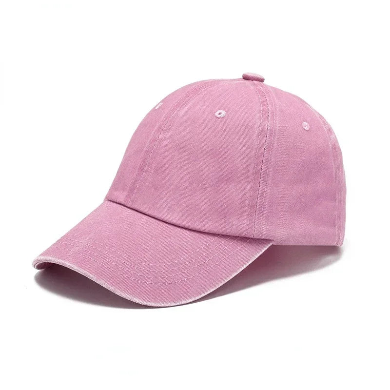 Washed Denim Vintage Snapback Hip Hop Cap