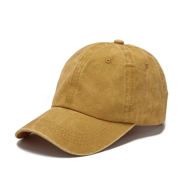 Washed Denim Vintage Snapback Hip Hop Cap
