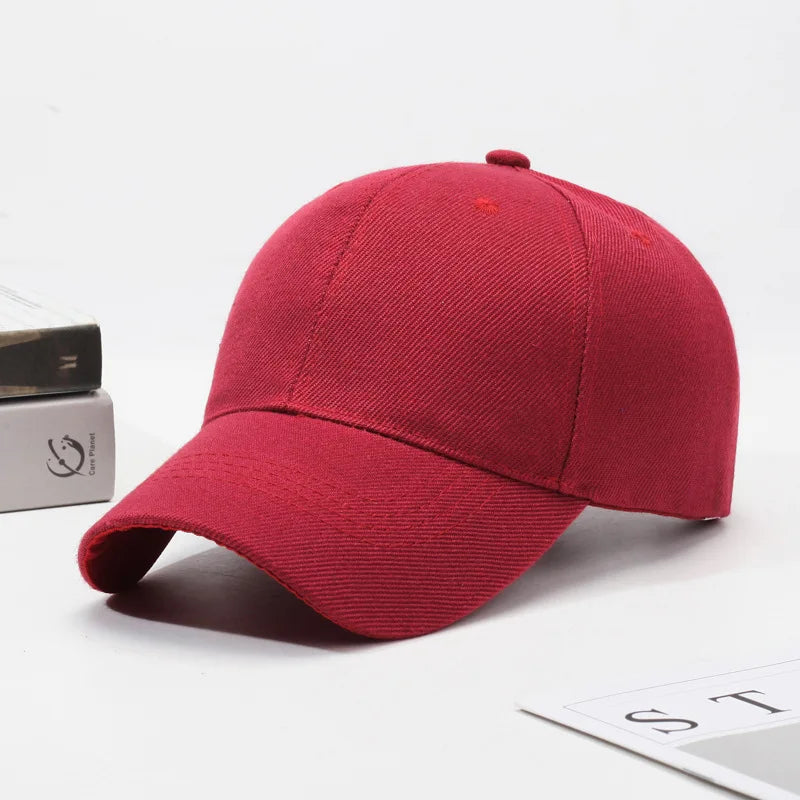 Solid Color Casquette Hip Hop Snapback Cap