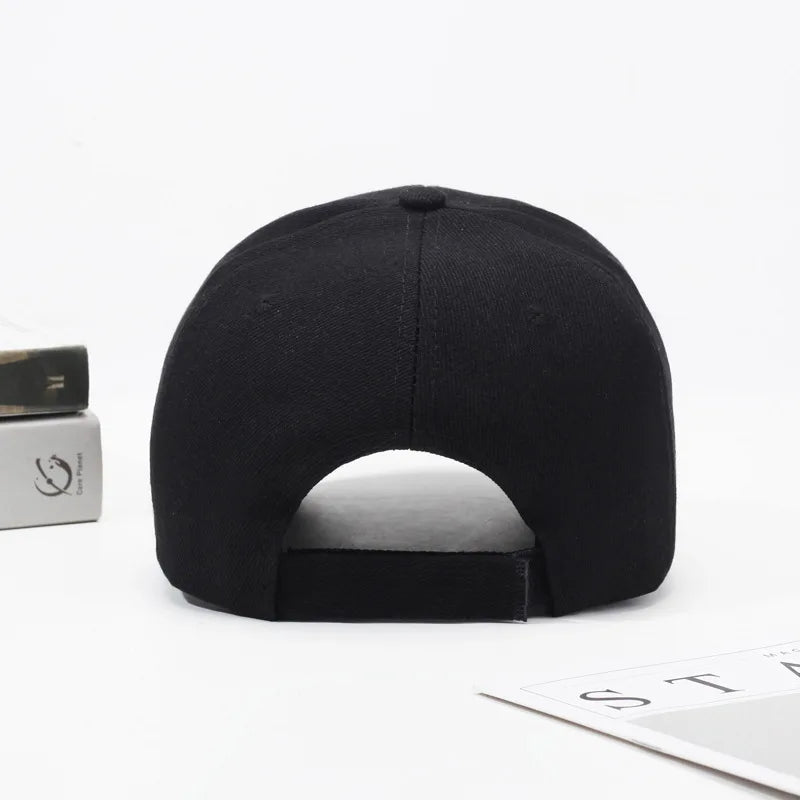 Solid Color Casquette Hip Hop Snapback Cap