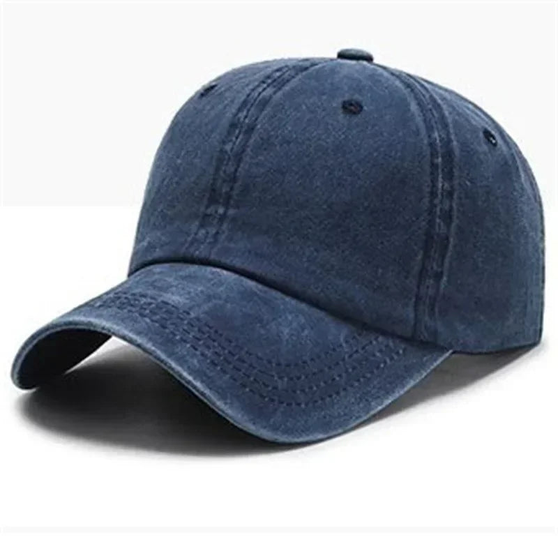 Washed Denim Vintage Snapback Hip Hop Cap